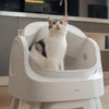 Petpivot Autoscooper 11 Open-Top Self-Cleaning Cat Litter Box,Odor-Free Waste Disposal Includes Trash Bags