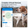 Dog GPS Tracker with Activity Monitoring, Fits Any Collar (White)
