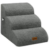 Teddy Velvet Dog Stairs – Waterproof, Non-Slip Pet Ramp with 33D Foam Support & Soft Fleece Cover for Older, Injured & Short-Legged Dogs Pet Removable Step Machine Washable