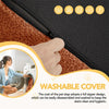 Teddy Velvet Dog Stairs – Waterproof, Non-Slip Pet Ramp with 33D Foam Support & Soft Fleece Cover for Older, Injured & Short-Legged Dogs Pet Removable Step Machine Washable