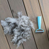 Uproot Clean Deshedder for Dogs, Cats, and Bunnies - Grooming Tool for Medium and Long-Haired Pets