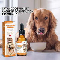 Natural Organic Calming Drops – Essential Oil Pet Anxiety Relief (Cats & Dogs)