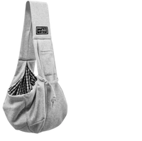 FursBliss Cotton Dog & Cat Sling Carrier – Hands-Free, Breathable Crossbody Bag (Up to 16 lbs)