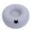 Interactive round Cat Tunnel Donut Nest Felt Kittens Bed House Scratcher Sleeping Cushion Pet Toy for Cats
