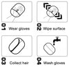 Pet Electrostatic Hair Removal Gloves Dog Cat Hair Removal Brush Gloves Hair Adhesive Gloves Carpet Clothing Hair Cleaning Brush