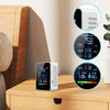 Air Tester Smart Air Detector Clear Display CO2 TVOC HCHO Air Quality Monitor for Bedroom Testing Monitoring Detection Home Use