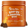 Zesty Paws Allergy & Immune Bites for Dogs Gut Health, Soft Chew Dog Treats Immune Support Supplement