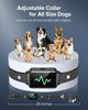 Dog Training Collar with Remote,  Dog Training Collar IP67 Waterproof, Training Collar for Large Medium Small Dogs, Rechargeable E-Collar for Dogs with 4 Modes Beep, Vibration (Black)