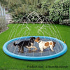 Fun Outdoor Water Sprinkler for Dogs, Portable Non-Slip Pet Play Bathing Sprinkler, Outdoor Water Soaker, Inflatable Pool Floaters, Outdoor Pet Shower Inflatable Pool Floats for Daily Use, Inflatable Pool, Inflatable Floater Tools, Kiddie Swimming Pool