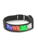 LED Multicolor Display Pet Dog Collars Programmable Multilingual Scrolling Customized Animations Rechargeable Glowing Necklace