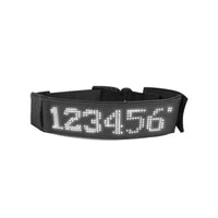FursBliss LED Programmable Dog Collar – Multicolor Display with Scrolling Text & Custom Animations