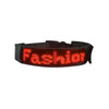 LED Multicolor Display Pet Dog Collars Programmable Multilingual Scrolling Customized Animations Rechargeable Glowing Necklace