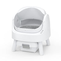 Open-Top Self-Cleaning Cat Litter Box – Odor Control & Automatic Waste Disposal