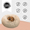 Calming Donut Dog & Cat Bed – Taupe (23