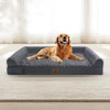 Extra Large Orthopedic Memory Foam Dog Bed Waterproof Bolster Couch with Removable & Washable Cover for Large Dogs