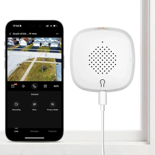 3MP 2K WiFi Window Camera with Motion & Night Vision