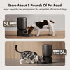 WiFi Automatic Pet Feeder – 5L, Timed, Black