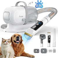 14Kpa Pet Grooming Vacuum Kit with Clippers, 5 Tools