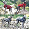 Large Pet Dog Jacket with Harness Winter Warm Dog Clothes for Labrador Waterproof Big Dog Coat Chihuahua French Bulldog Outfits